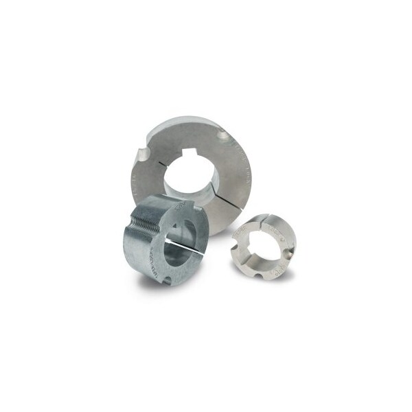 Dodge Industrial Stock Bore Taper Lock Bushing, 7/8 in Dia Bore, 3.38 in Dia Barrel, 1-3/4 in OAL, Sintered Steel 119106 - main